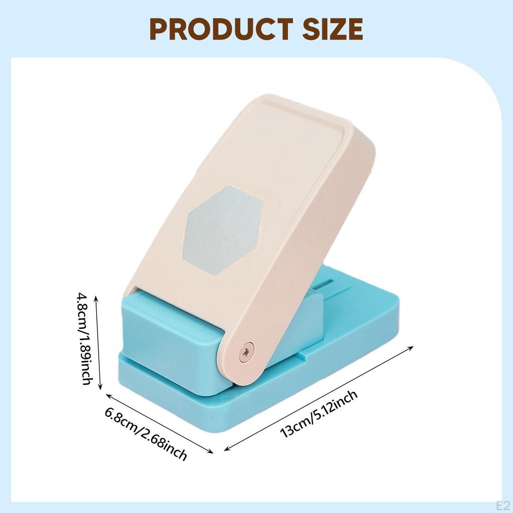 Шестиугольный бумажный дырокол, фигурный дырокол, профессиональный инструмент, декоративный вырез отверстий для искусства