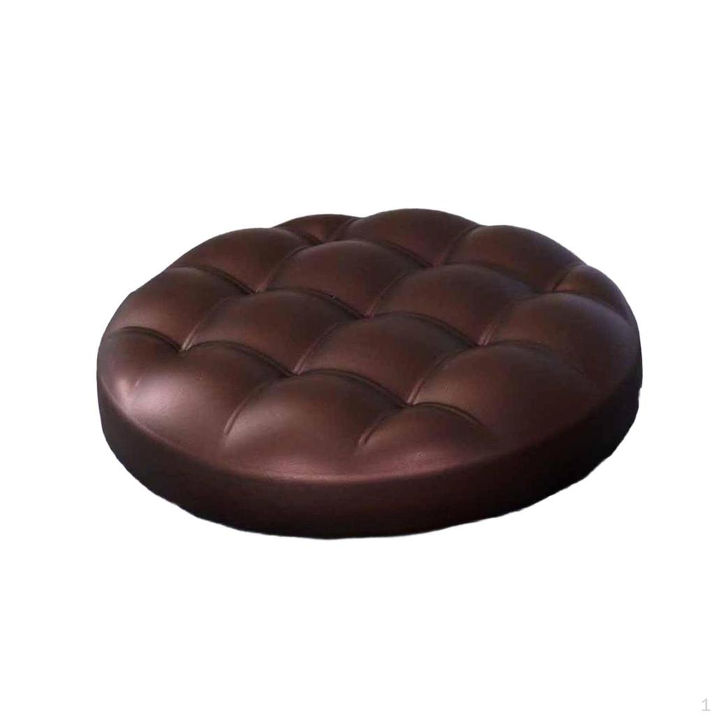 Bar Stool Cushion, Round Padded Waterproof Swivel Cushion for Home And Dining Room.