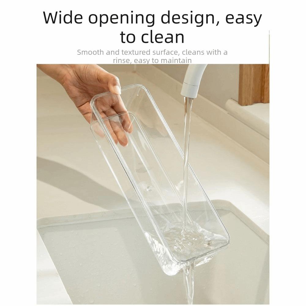 Sealed Pasta Storage Container Clear Plastic Fresh Keeper Box Spaghetti  Noodle Organizer  Fridge