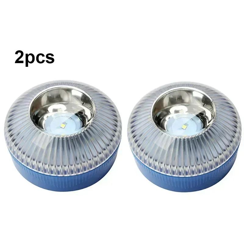 Новейший портативный аварийный автомобильный маячок оранжевый/синий/красный магнитно-индукционный стробоскопический водонепроницаемый фонарик