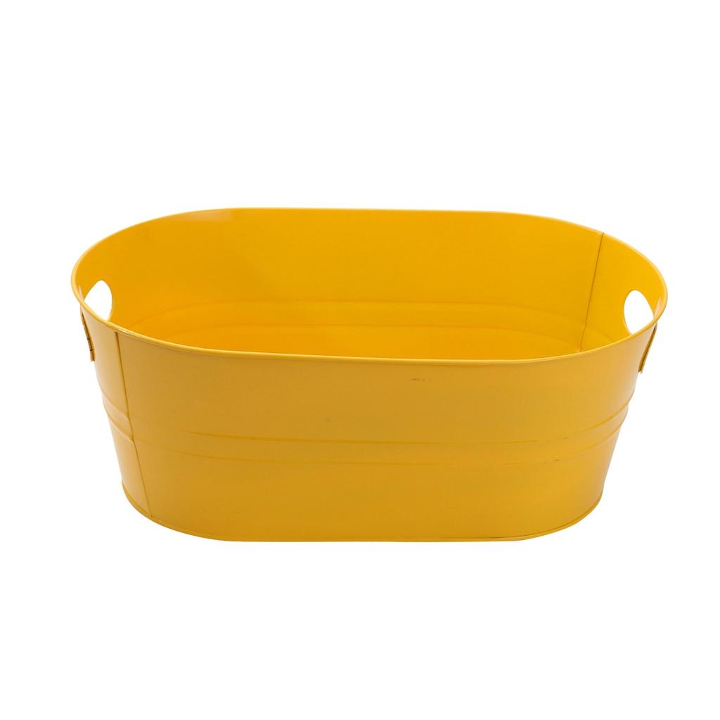 Ведра для льда из оцинкованного металла, 4 галлона, большие ведра для льда для вечеринок, ведра для вина, напитков с ручкой для переноски для домашнего охлаждения пива