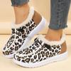 Women Fluffy Fur Snow Boots Women Autumn Winter Leopard Print Flat Flat Heels Thicken Plush Cotton Padded Shoes Woman Warm Botas