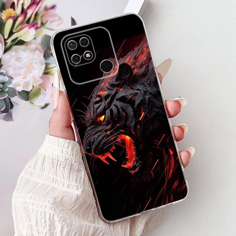 Чехол для Xiaomi Redmi 10C Милый кот Роскошная бабочка Расписная крышка 6,71'' Мягкий силиконовый чехол для Xiaomi Redmi 10C Redmi10C Fundas