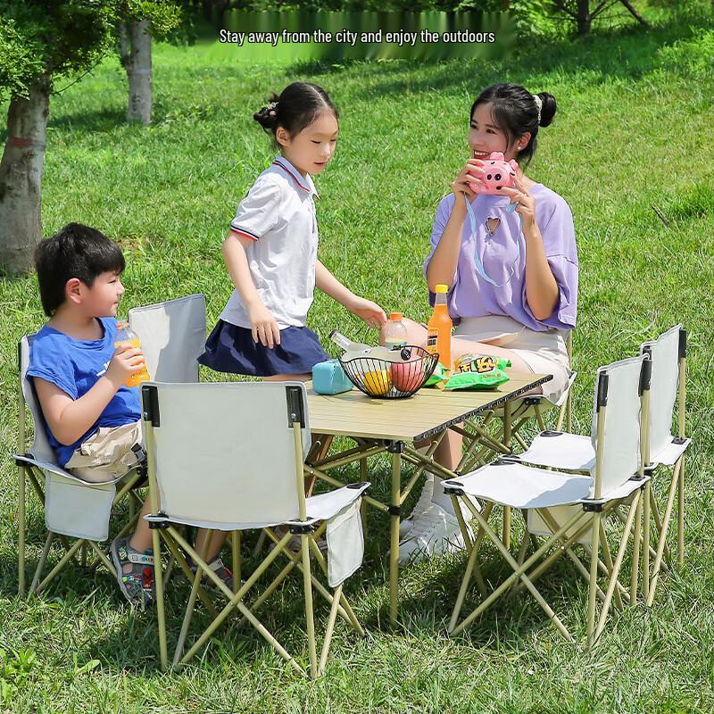 Portable Outdoor Folding Table and Chair Set