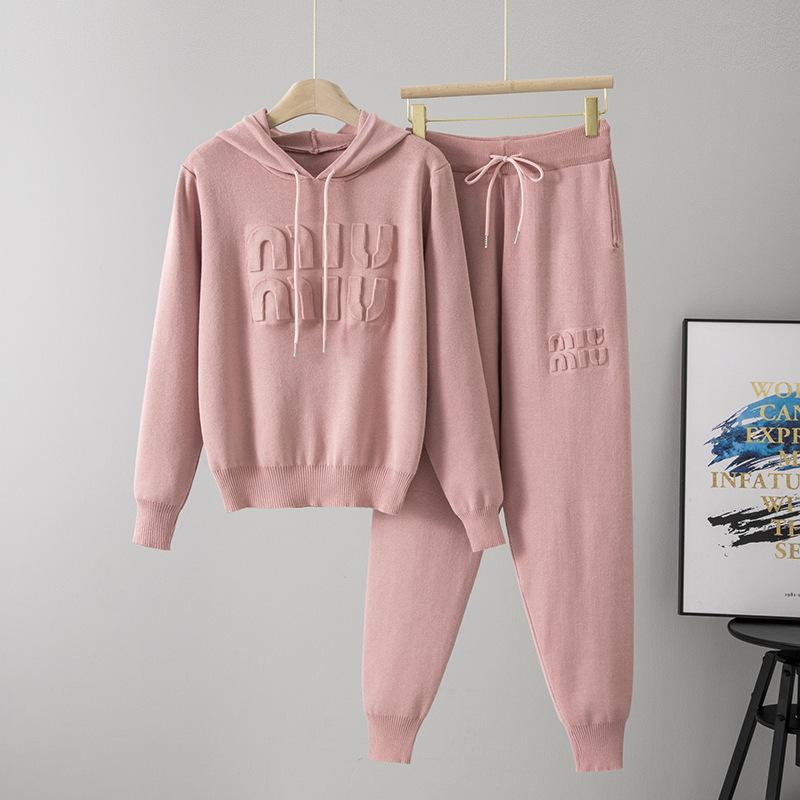 YYFS Женские модные повседневные весенне-осенние костюмы с длинным рукавом, худи и брюками