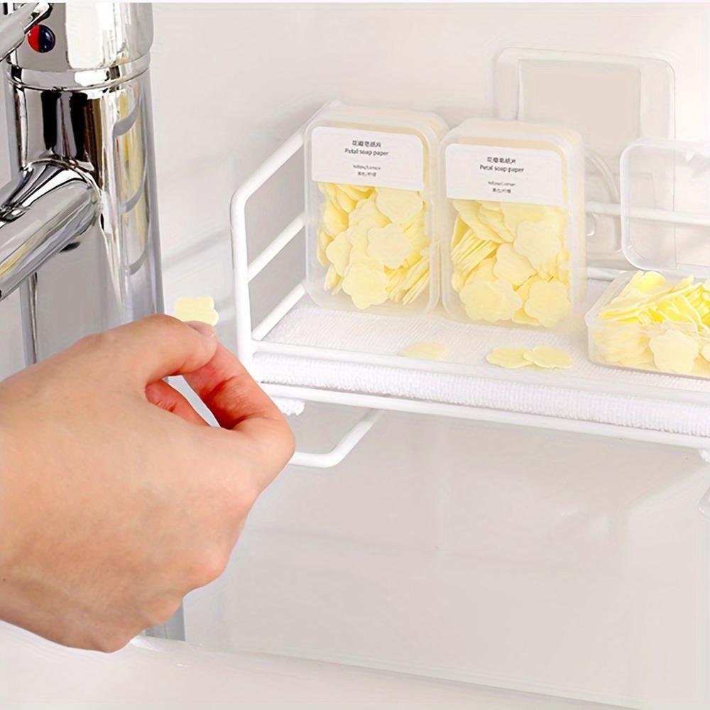 Портативные мыльные листы для мытья рук для путешествий, для детей, студентов, биоразлагаемые мини-мыльные листы с цветочным ароматом в коробке