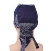 Adjustable Elastic Cotton Cancer Chemo Hat Pirate Hat Hair Loss Cap MuslimTurban Headscarf Bandana