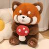 Panda Adorable Red Plush Toy Cute Girl Children Sleep Companion Gift Birthday