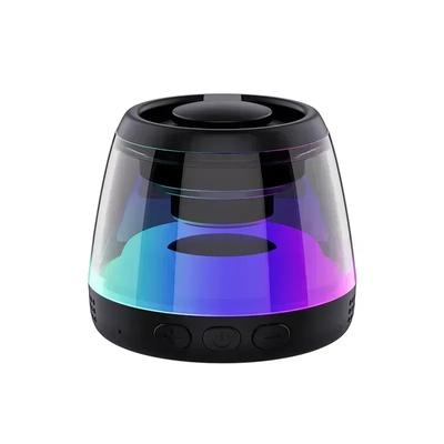 Уличный магнитный Bluetooth-динамик Беспроводной портативный мини-дорожный стереодинамик с RGB-подсветкой и держателем для телефона для iOS