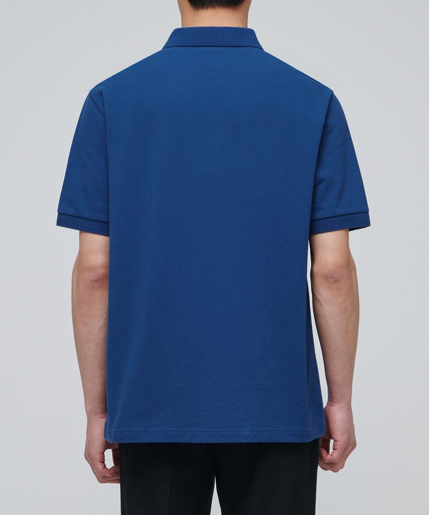MUSINSA STANDARD Basic Pique Polo Shirt [Classic Blue]