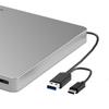 Внешний 3D Blu-Ray DVD-привод, USB 3.0 и Type-C Blu-Ray CD DVD-привод Плеер Ультратонкий щелевой CD DVD-записывающее устройство