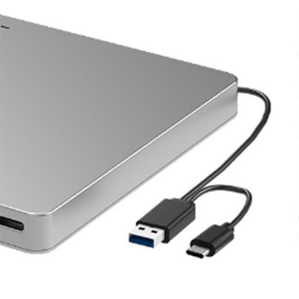 Внешний 3D Blu-Ray DVD-привод, USB 3.0 и Type-C Blu-Ray CD DVD-привод Плеер Ультратонкий щелевой CD DVD-записывающее устройство