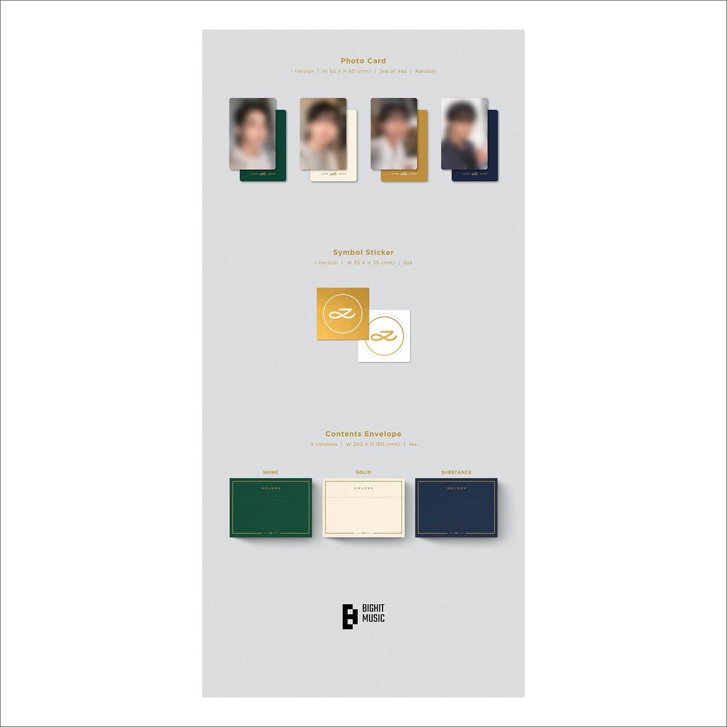 ЧОНГКУК(БТС) ЗОЛОТОЙ НАБОР + Альбомы Weverse Ver.