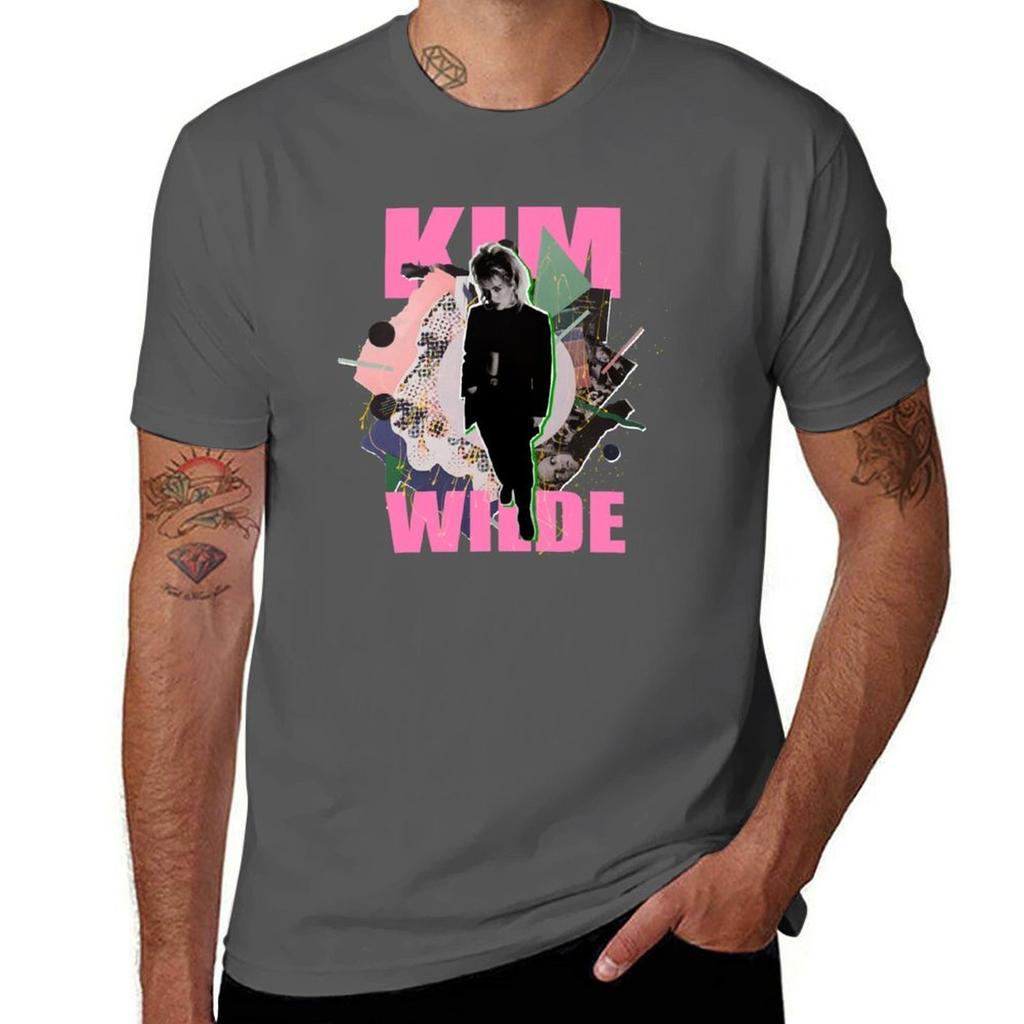 Kim 80s Pop Tshirt Holiday Casual Short Sleeve Top