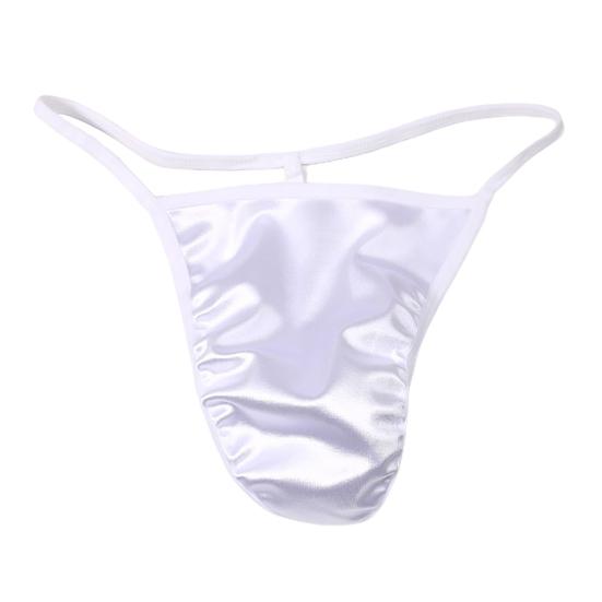 Мужские стринги U-образной формы с низкой посадкой, однотонные, U-образные с открытыми бедрами, нижнее белье для дома