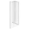 Vidaxl Składana Bramka Zabezpieczająca Dla Psa, 3 Panele, Biała, 150Cm