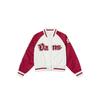 Year Of The Snake Zodiac Style Single Button Long Sleeve Baseball Jacket Women Jackets Off-White VN000P3JFS8