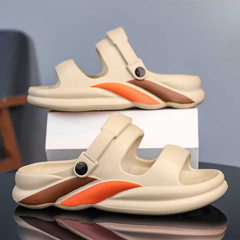 Мода Противоскользящие Без Задника Бренды Обувь Сандалии с Открытым Носком Мужские Резиновые Шлепанцы Кроссовки Спортивные Бренды Супер Бренд Сапатенис Тенус