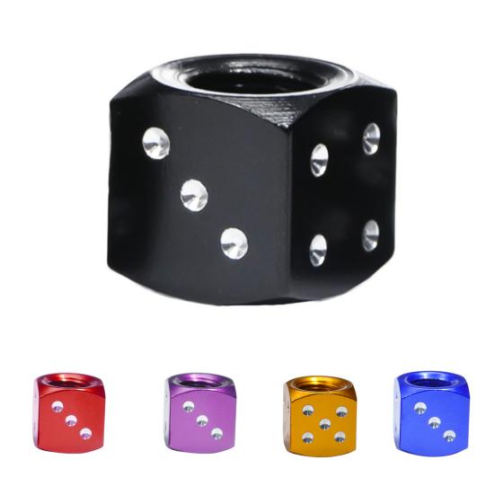 Tire Valve 1.2CM Diameter Dice-Styling Aluminum Alloy American Bicycle Valve for All Vehicle Models