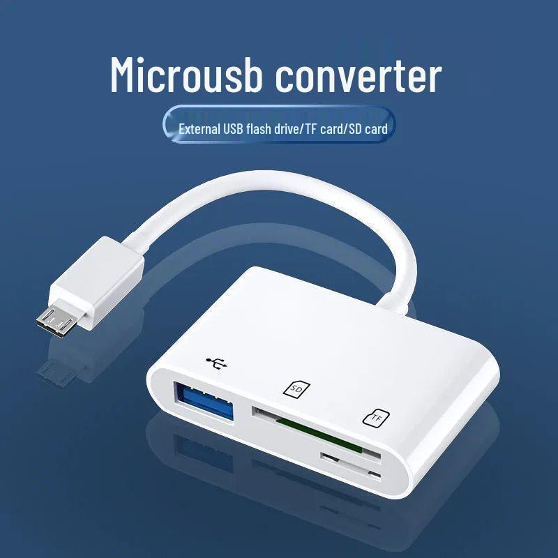 Многофункциональный кардридер USB-C с поддержкой TFSD, камеры и мобильного телефона