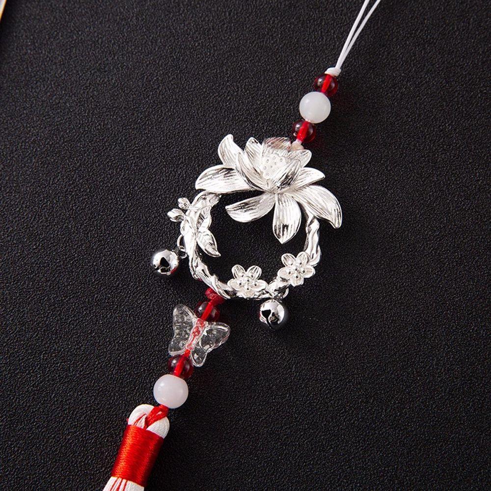 Подвеска-талисман для женщин, подвеска на пояс, украшения для ханьфу, кисточка, брелок, ремешки для мобильного телефона