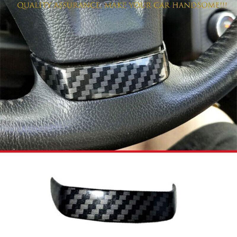 For Subaru Forester 2014-2016 Carbon Fiber Steering Wheel U Sheet Cover Trim 1PC