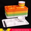 Melamine 6-Compartment Meal Tray