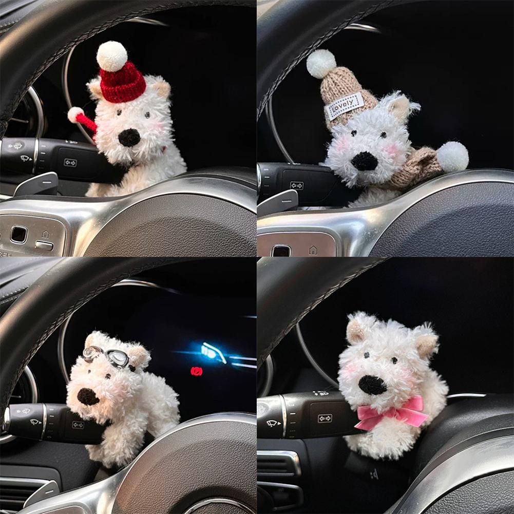 Автомобильная подвеска Kawaii Dog Doll украшения для стеклоочистителей автомобиля поворотный переключатель внутренний сигнал сцепление украшение P Z6L8