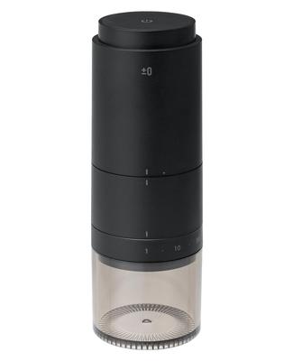 ±0 Plus Minus Zero Электрическая кофемолка XKM-J110 (черный) Конический тип с 38 степенями помола и простым управлением циферблатом