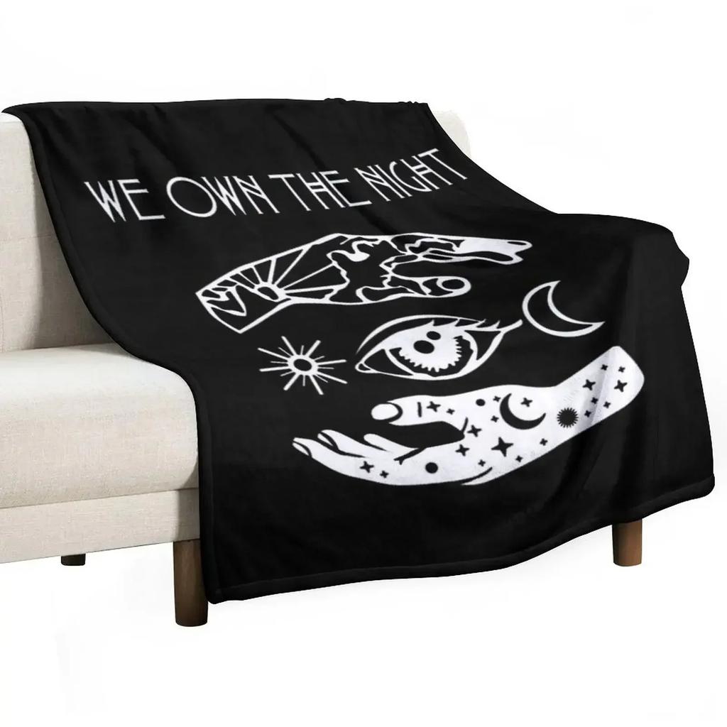 Dance Gavin Dance merch - WE OWN THE NIGHT- Dance Gavin Throw Blanket Camping Flannel Fabric Summer Baby Blankets