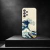 Чехол для телефона "Большая волна у Канагавы" для Samsung S 25,24,23,22,30,21,10,9,Ultra,Plus,Lite,FE,4,5G Черный Мягкий Чехол