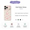 For iPhone 17 Pro Max Case Pink Butterflies Pattern Printing Straight Edge TPU Phone Back Cover