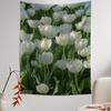 Fashion Home Decoration Tapestry Flower Tulip Pattern Bedroom Living Room Tapestry