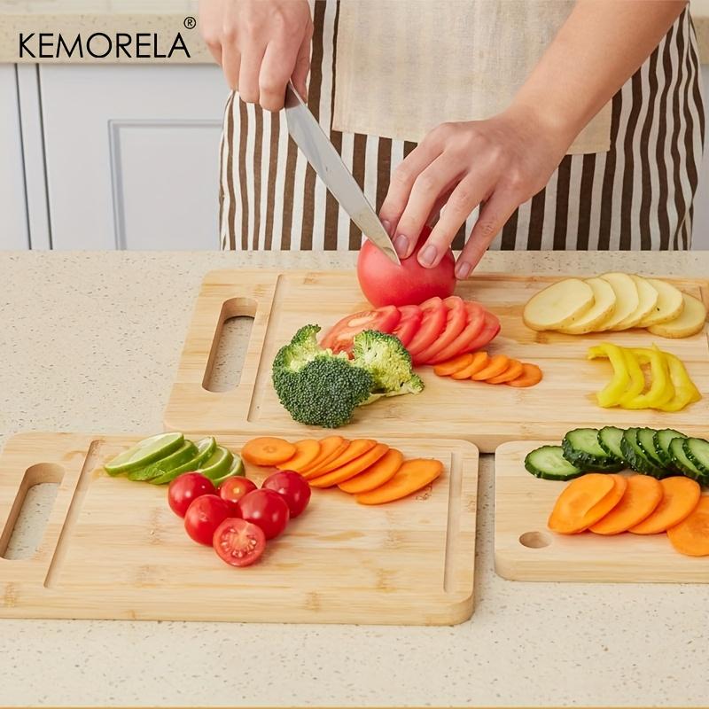 1 шт. Премиальные бамбуковые разделочные доски для кухни - Маленькие, средние и большие деревянные разделочные доски для кухни Лучшие для Рождества