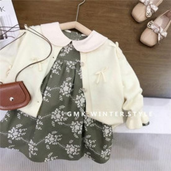 Модное мультяшное пальто для девочек - Повседневная одежда на весну и осень для 1-летних