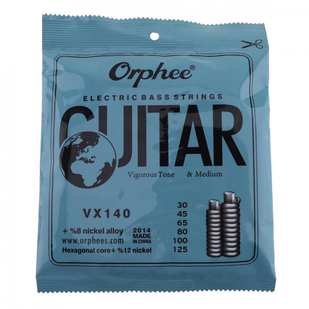 Electric Bass Strings Nickel Alloy Wire Medium Light Strong 6 Strings Guitar Accessories