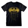 Batman Unisex Adult Dripping Logo T-Shirt