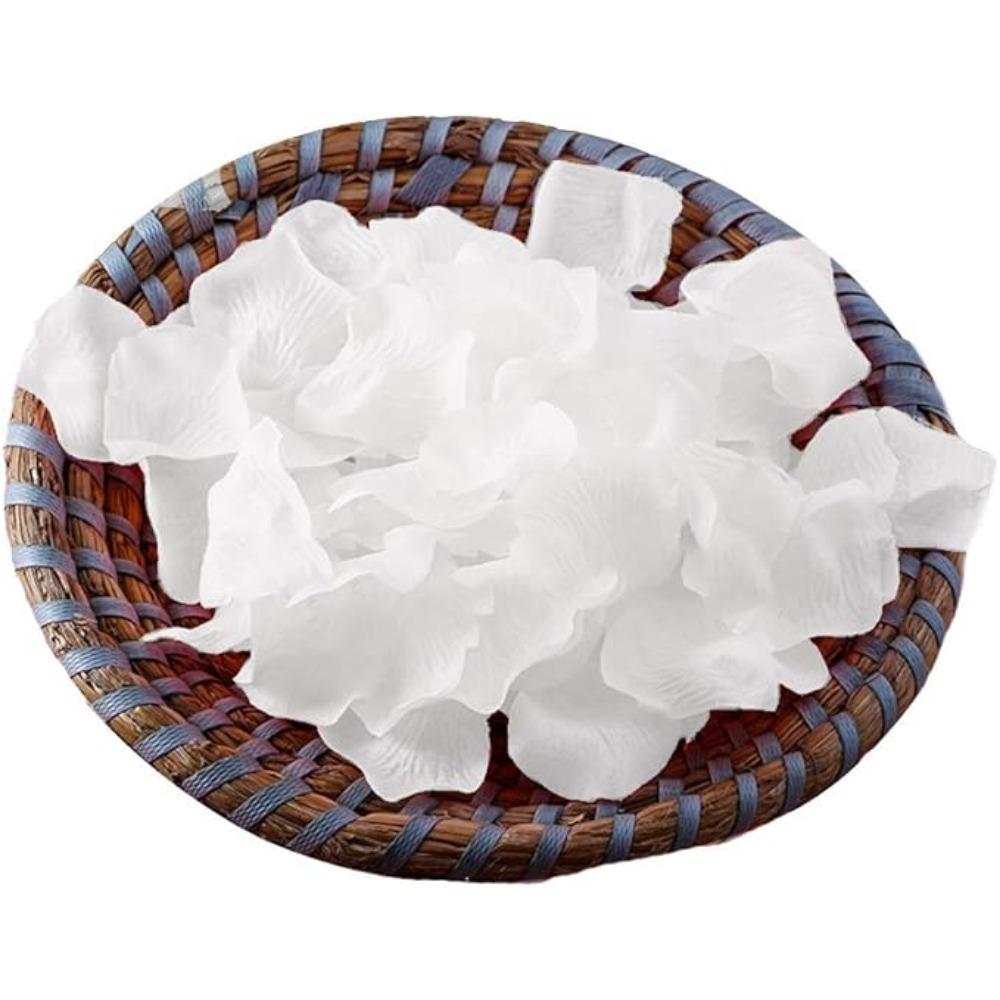 1000 шт. лепестков роз из красного шелка, искусственные лепестки цветов для романтической ночи, вечеринки, свадьбы, Дня святого Валентина, цветочного украшения