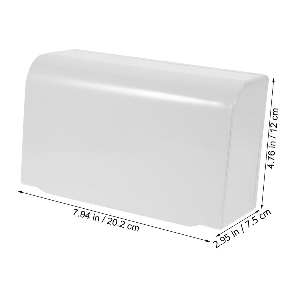 JECOMPRIS Большая водонепроницаемая крышка для розетки с 2 рядами, Защитная крышка для выключателя, Настенная розетка 86 дюймов, Водонепроницаемый бокс, Прозрачный (белый)