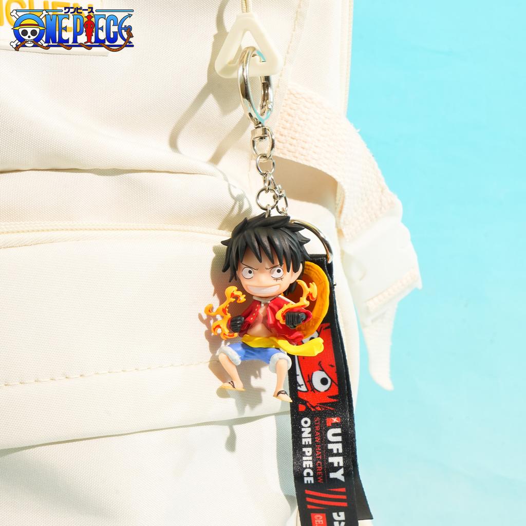 Кулон серии ONE PIECE, брелок-сюрприз, брелок с мультяшным анимационным персонажем Луффи, подвеска для рюкзака, ювелирное украшение