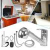 Single Handle Low Arch RV Kitchen Faucet Low Arch RV Kitchen Faucet RV Campervan Pull-out Faucet Camping Car Accessory