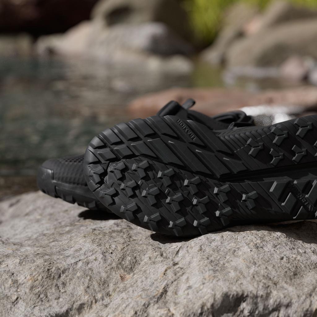 adidas Terrex Hydroterra Sandals Black Grey Four