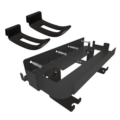 Настенный держатель для игровой консоли серии PS5+VR, подставка для игрового приставки, накопитель с держателем для наушников, настенная док-станция с зарядным кабелем