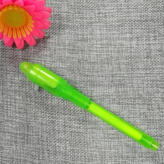 Ручка с невидимыми чернилами, встроенный УФ-свет, волшебный маркер, подарок, школьные канцелярские товары для студентов