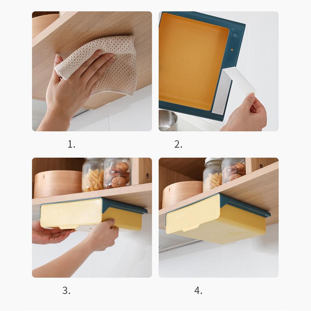 Кухня под шкафом, выдвижной ящик для хранения стола, организация ящика для хранения