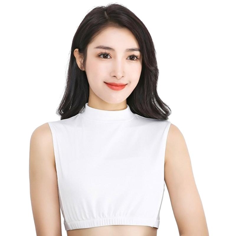 Женский съемный полуворотник, модная полутоп-блузка, аксессуар