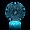 Стандартный 3D ночник футбольного клуба пяти основных лиг, светодиодный цветной сенсорный ночник с дистанционным управлением