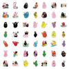 50Pcs Cartoon Les Barbapapa Cute Creative Decorative Stickers