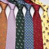 Men'S And Women'S 9Cm Polyester Printed Arrow Casual Tie, Animal Series Casual Versatile Shirt Tie