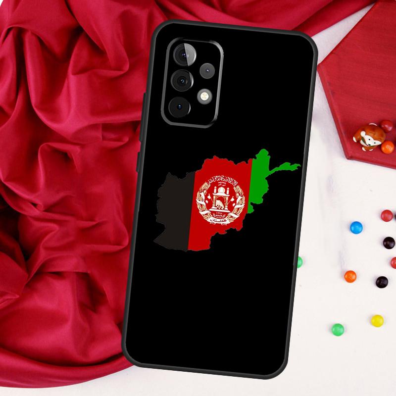 Афганский Афганистан Флаг Для Samsung Galaxy A26 A05 A06 A16 A54 A34 A14 A22 A32 A52 A55 A35 A15 A53 A13 A56 A36 Чехол